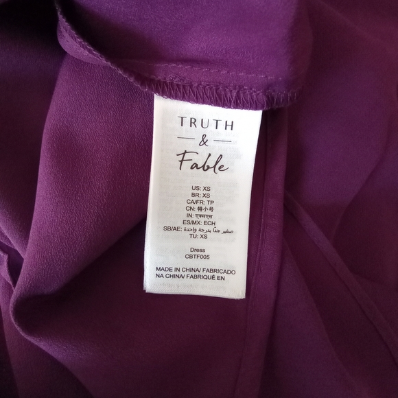 NWT Truth and Fable Lilac Evening Long Dress - Picture 11 of 11